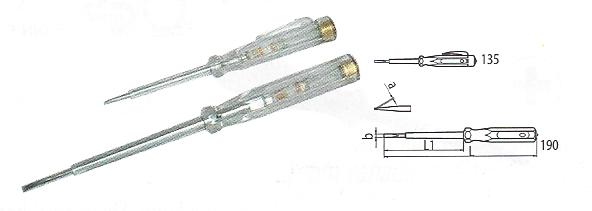 ELEKTRIK KONTROL KALEMI DUZ UC 190 MM IZELTAS